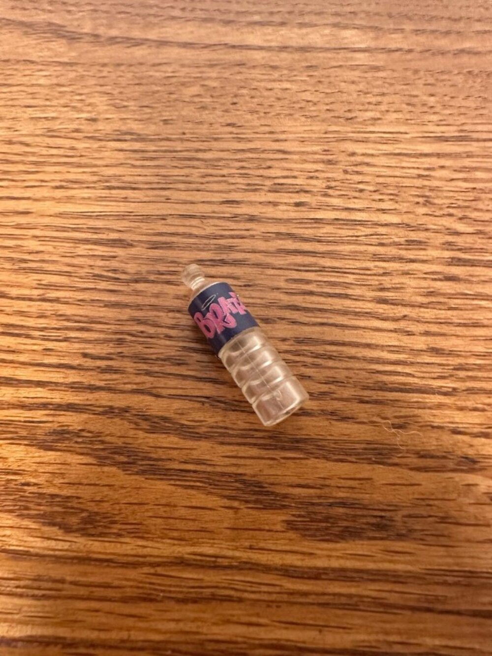 Bratz Doll Accessor Clear Water Bottle with Pink Label mga y2k